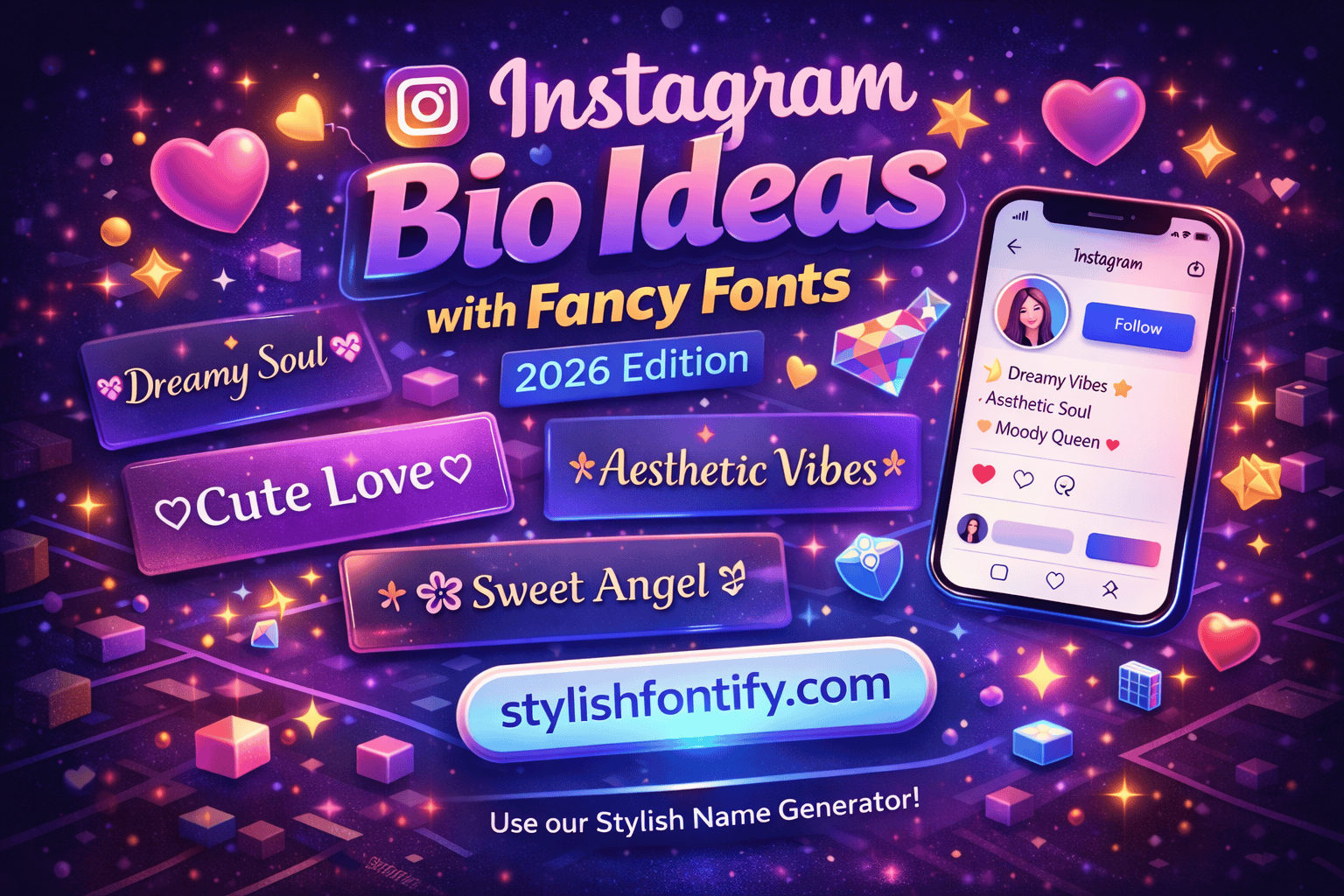 Instagram Bio Ideas with Fancy Fonts (2026 Edition)
