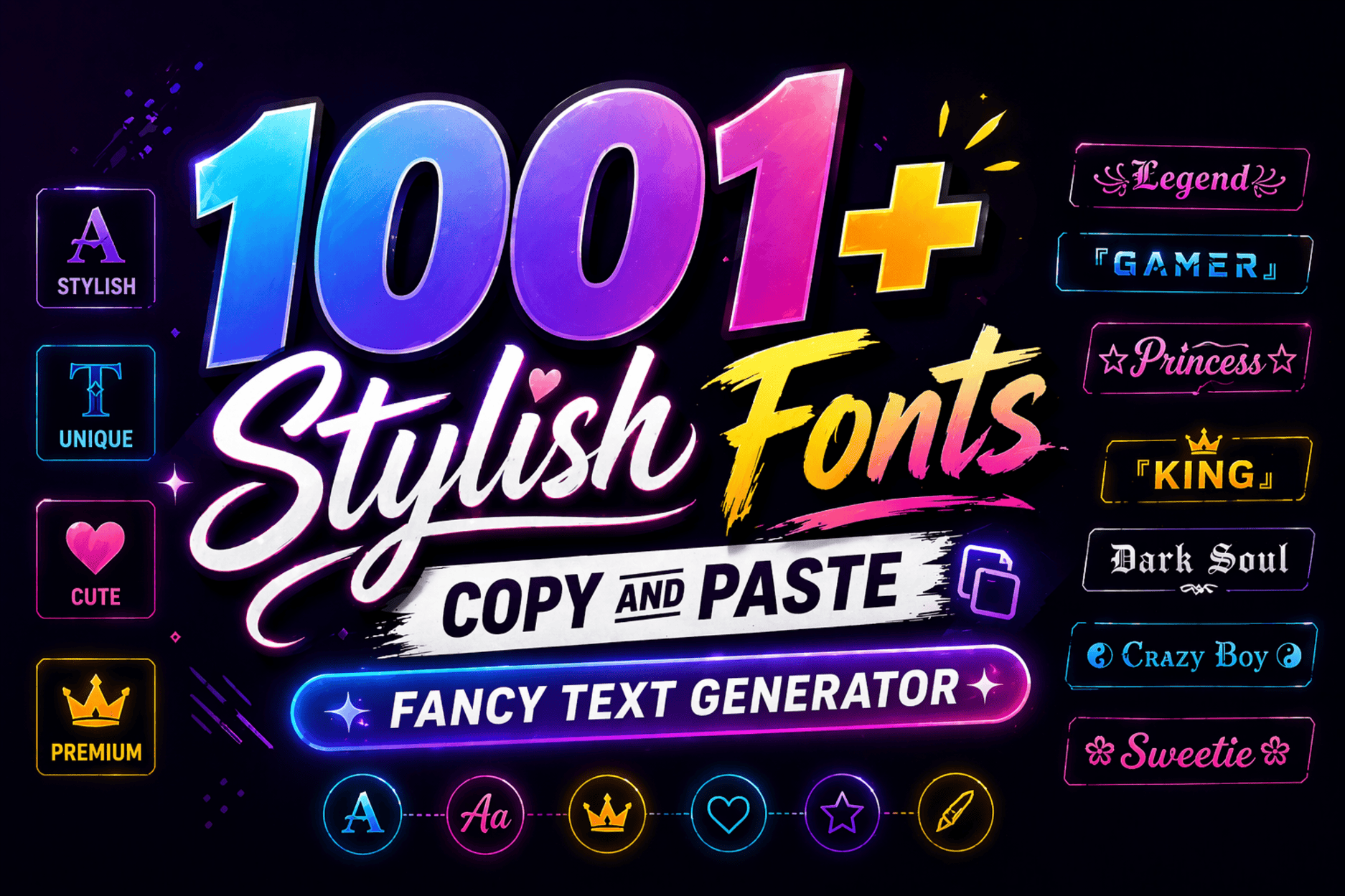 1001+ Stylish Fonts Copy and Paste – Fancy Text Generator