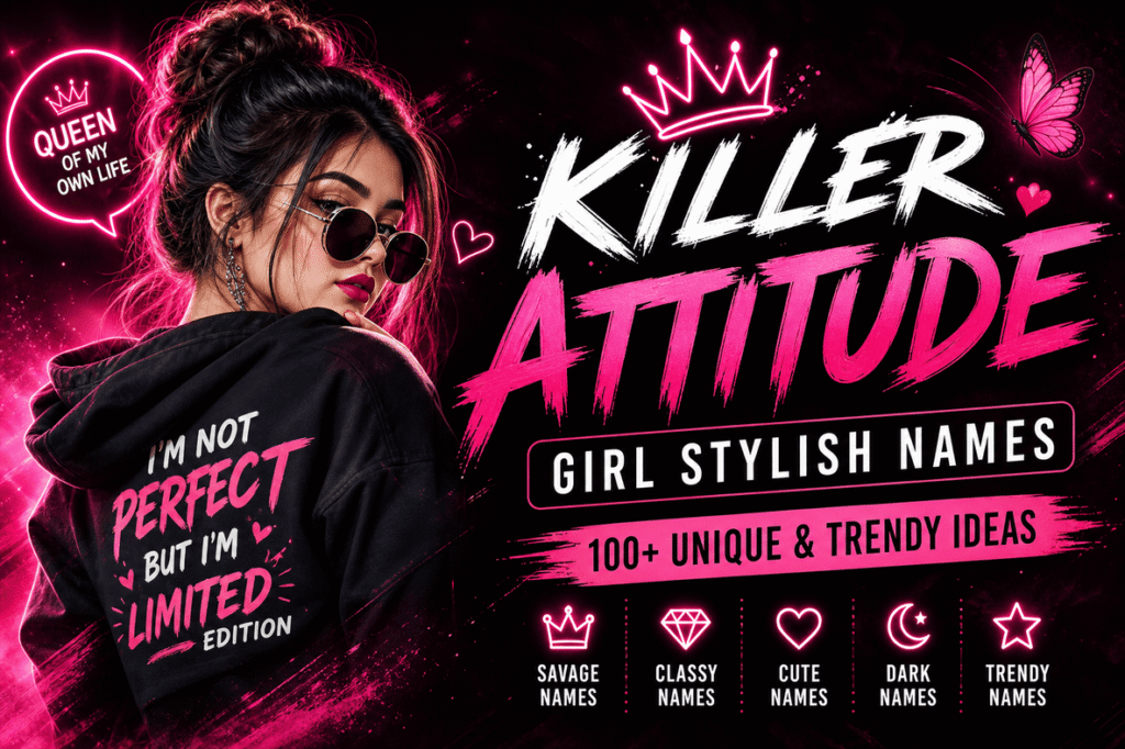 killer attitude girl stylish name
