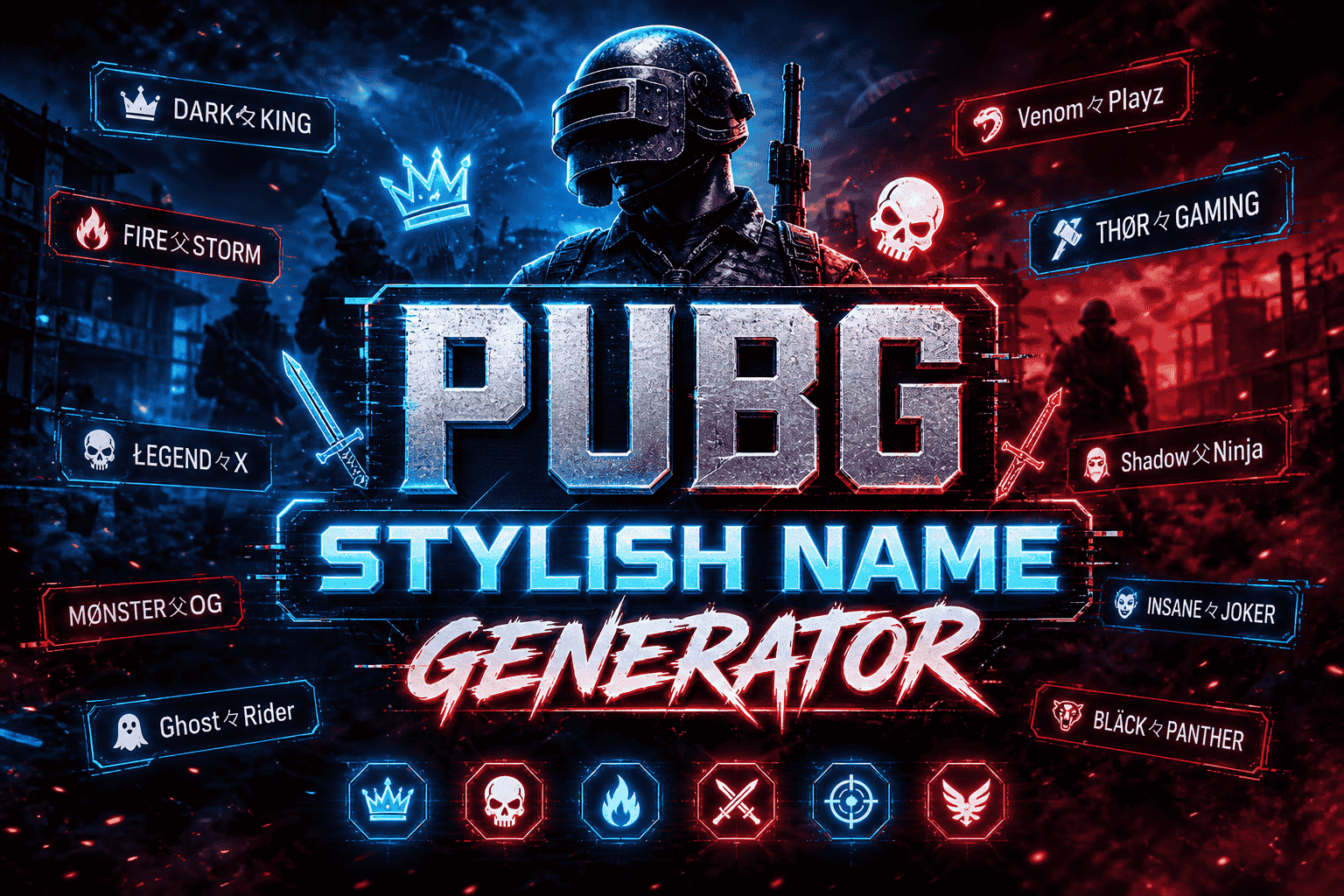 PUBG Stylish Name Generator – Create Unique & Pro Gamer Names (2026 Guide)