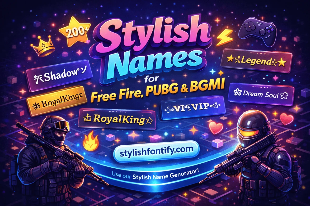 Stylish Names for Free Fire