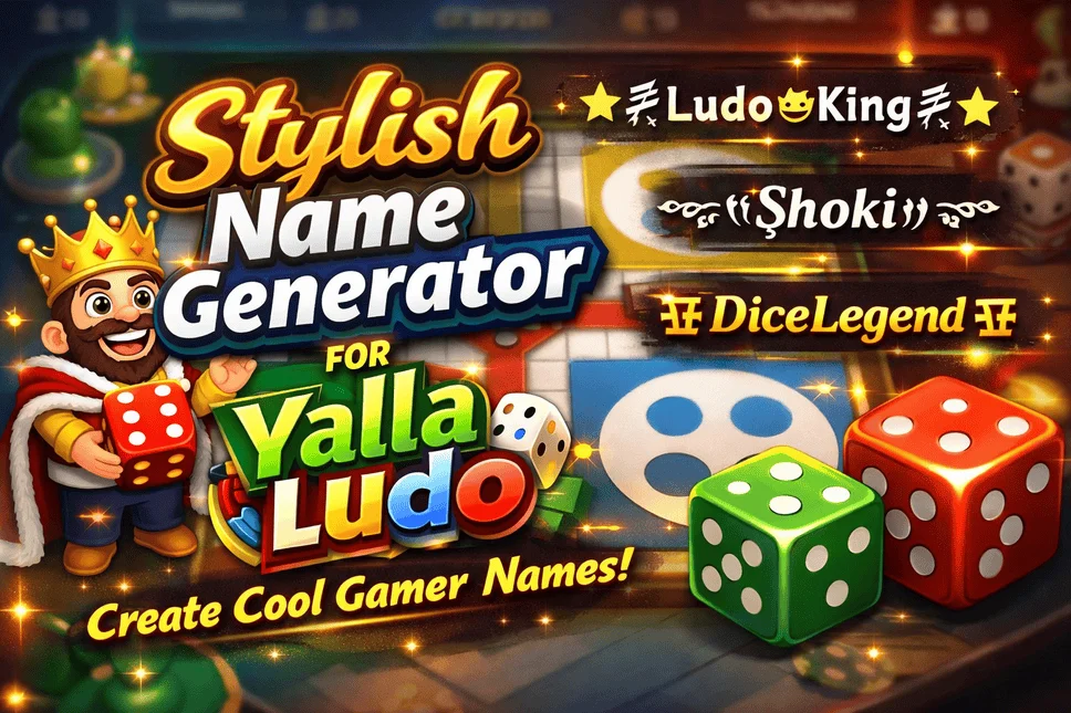 stylish name generator for yalla ludo