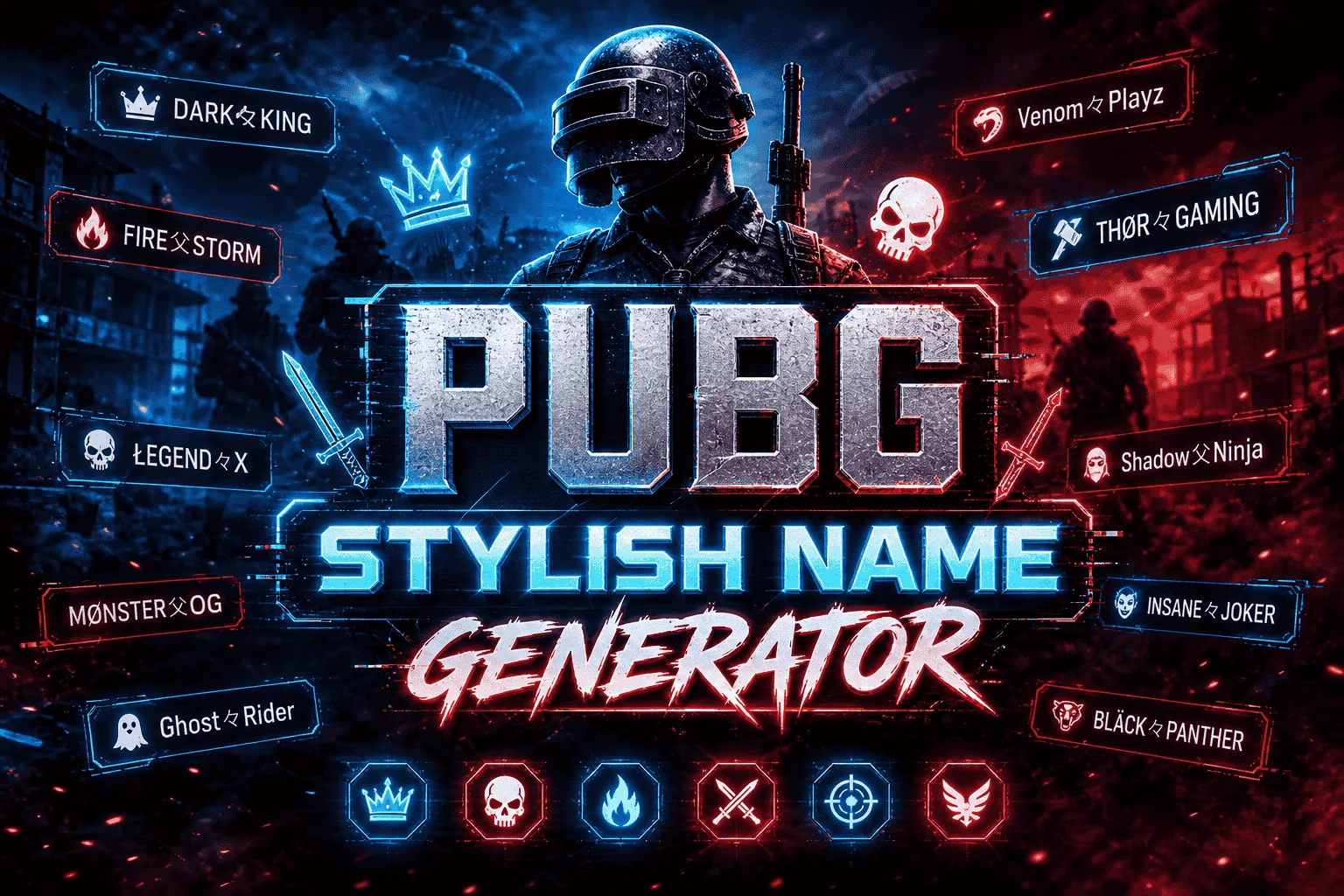 PUBG Stylish Name Generator – Create Unique & Pro Gamer Names (2026 Guide)