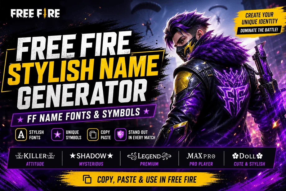 Free Fire Stylish Name Generator