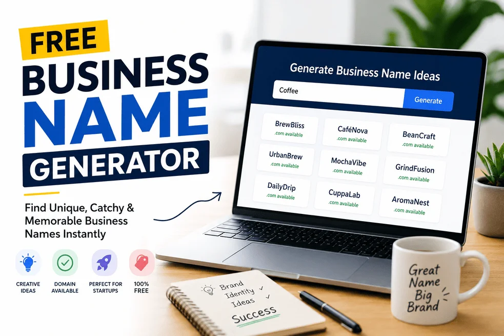 Free Business Name Generator – Create Unique Brand Names Online