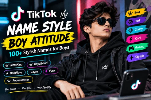 TikTok Name Style Boy Attitude: 100+ Stylish Names for Boys
