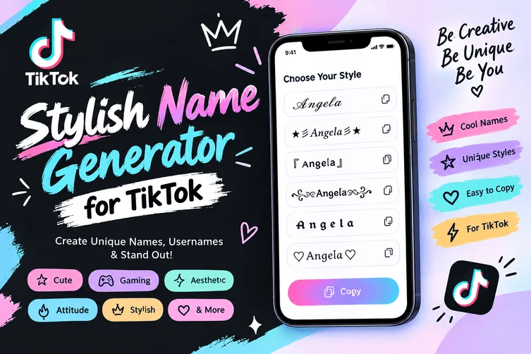 Stylish Name Generator for TikTok